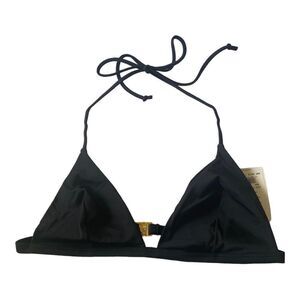 NWT L’Agent black Taylor swim top S L